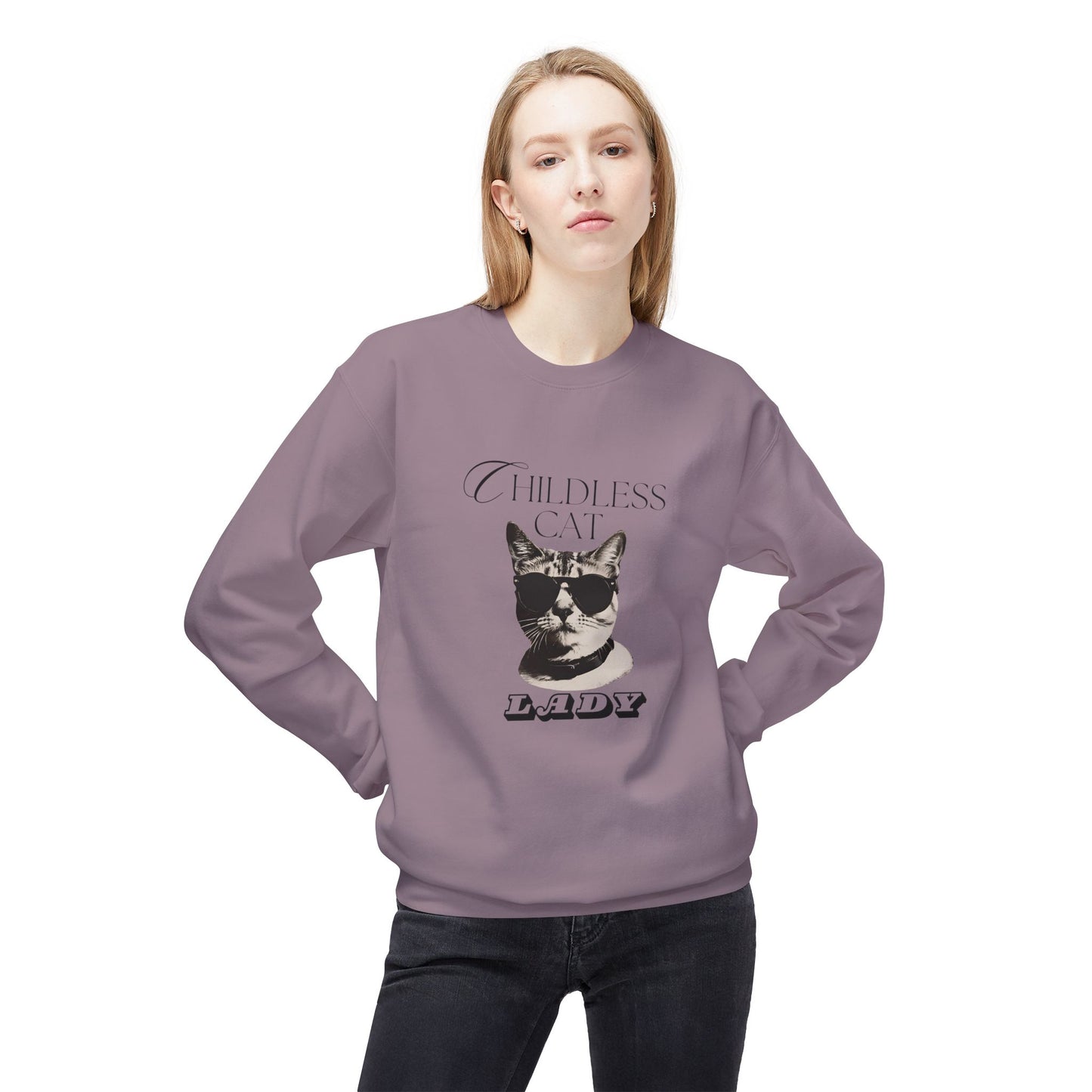 Childless Cat Lady Crewneck Sweatshirt