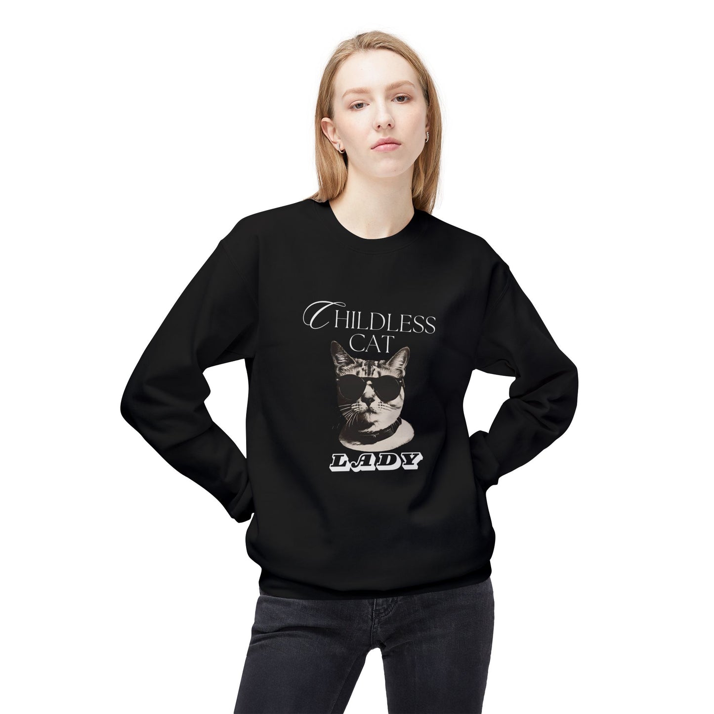 Childless Cat Lady Crewneck Sweatshirt