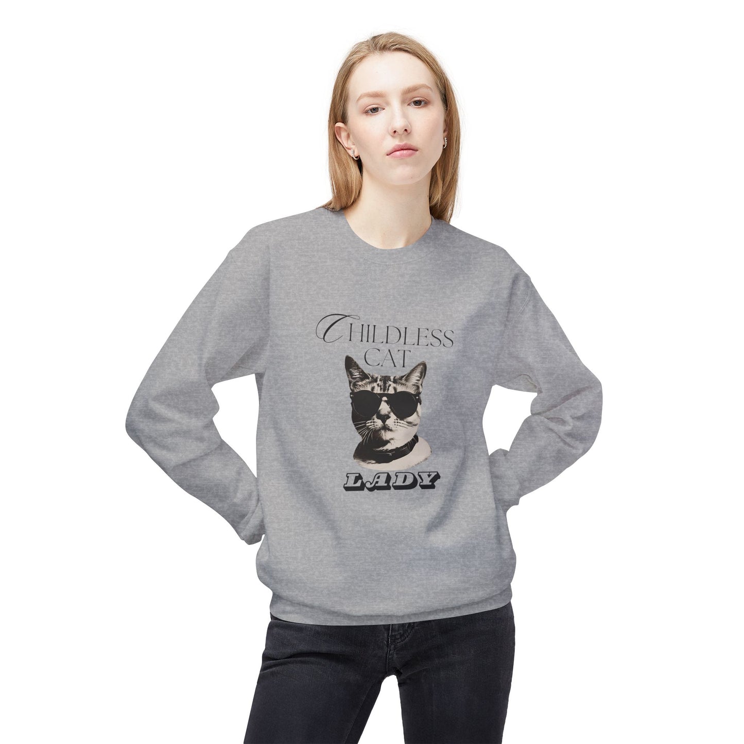Childless Cat Lady Crewneck Sweatshirt