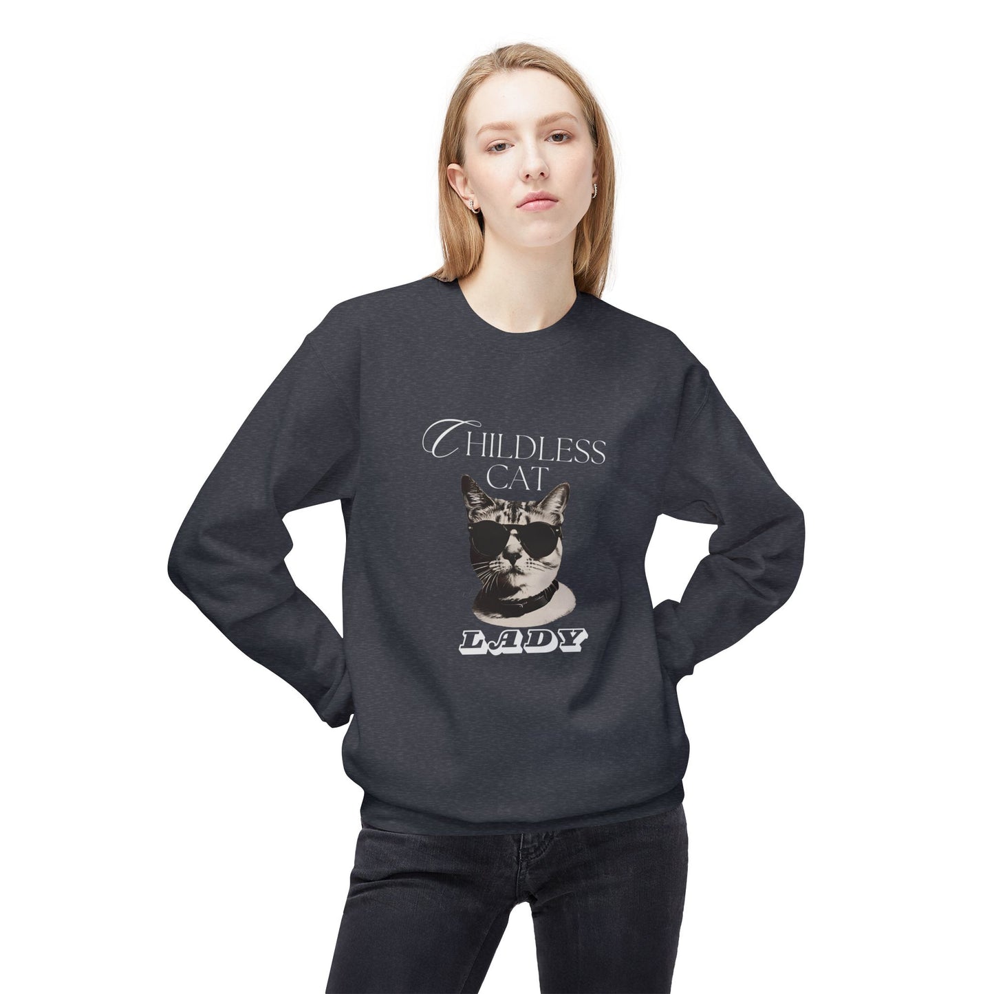 Childless Cat Lady Crewneck Sweatshirt