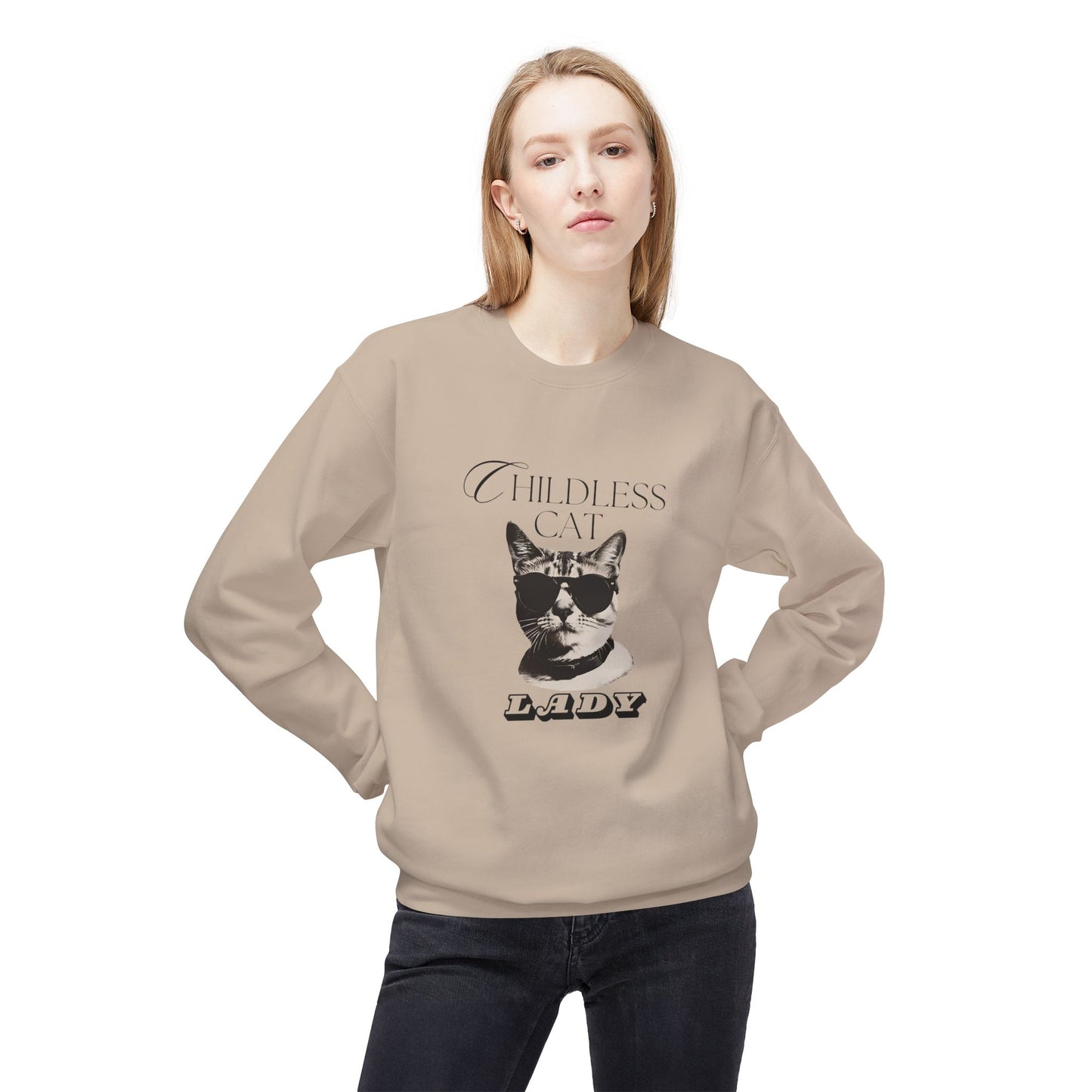 Childless Cat Lady Crewneck Sweatshirt